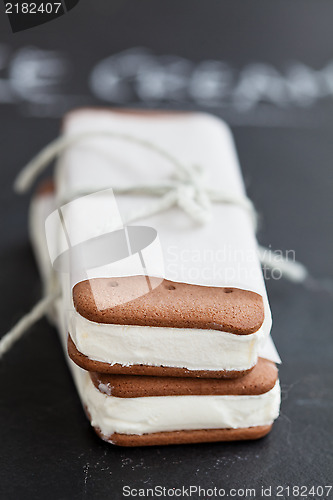 Image of Ice cream biscuits