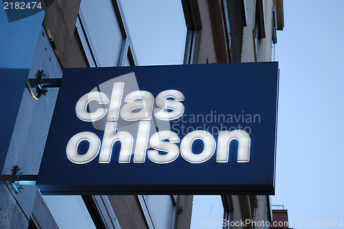 Image of Clas Ohlson sign