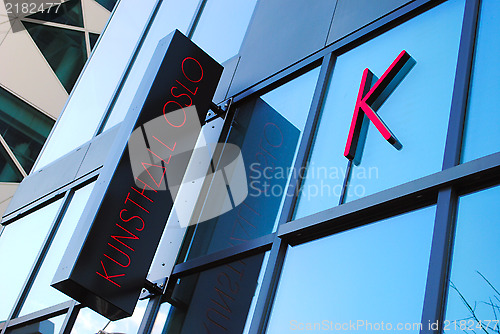 Image of Kunsthall Oslo sign