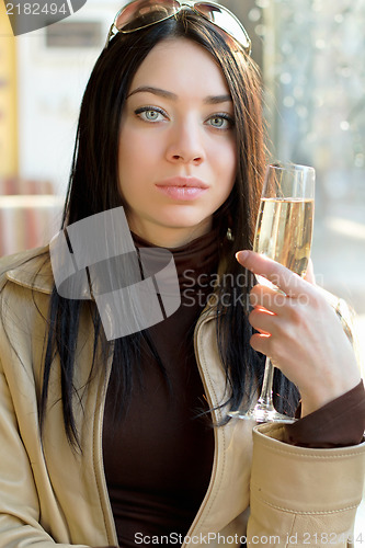 Image of Nice young brunette