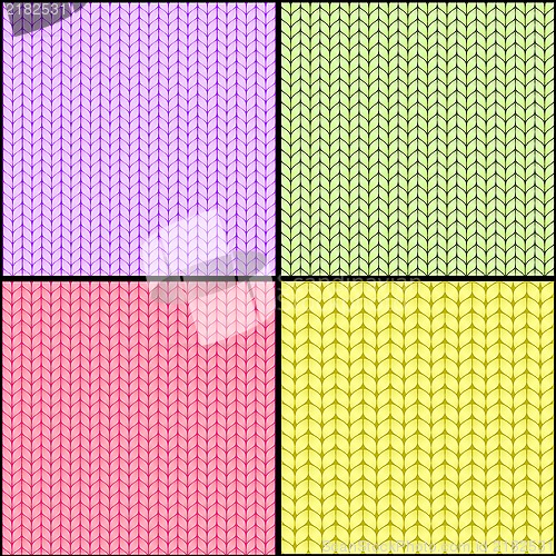 Image of Four fabric seamless textures