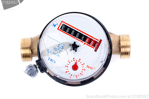 Image of new water meter on white background