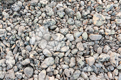 Image of abstract background with round peeble stones