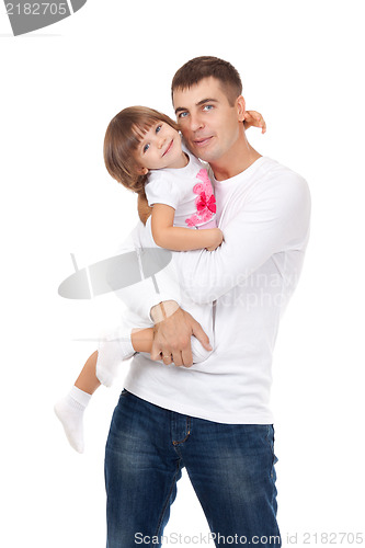 Image of Happy man and his daughter