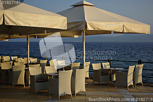 Image of Caffe At Sunset