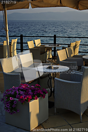 Image of Caffe At Sunset