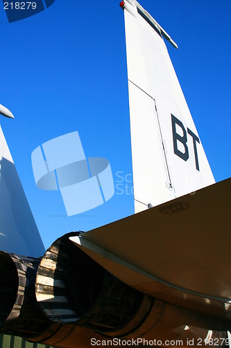 Image of F-15 Eagle Fighter Tailfins