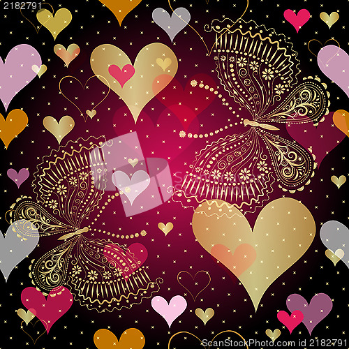 Image of Seamless valentine pattern