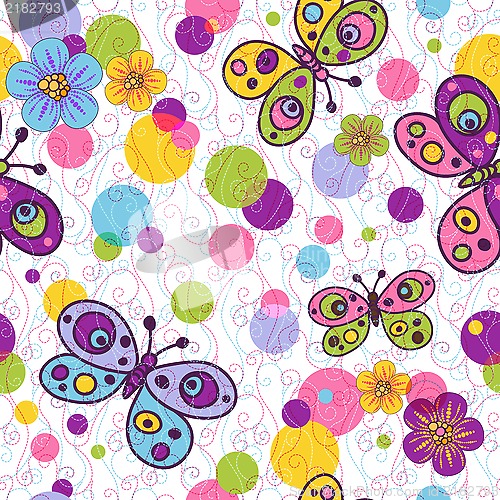 Image of Seamless spring vivid pattern