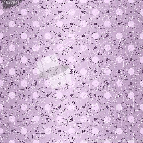 Image of Seamless gentle vintage pattern