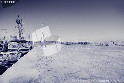 Image of Fishing boats at the port