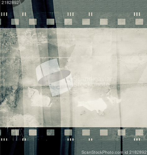 Image of Grunge film frame with space for text or image