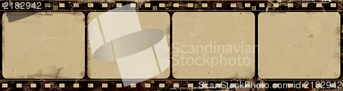 Image of Grunge film frame with space for text or image