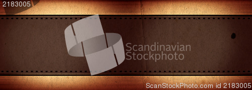 Image of Grunge film frame with space for text or image