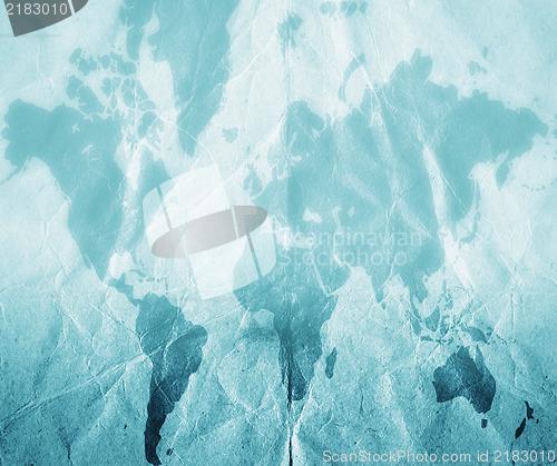 Image of Grunge world map