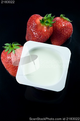 Image of Strawberry and yogurt