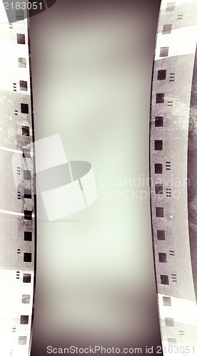 Image of Grunge film frame with space for text or image