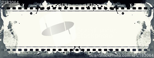Image of Grunge film frame with space for text or image
