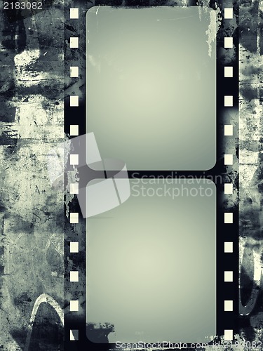 Image of Grunge film frame with space for text or image