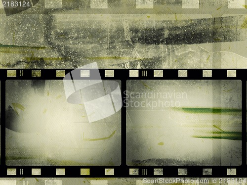 Image of Grunge film frame with space for text or image