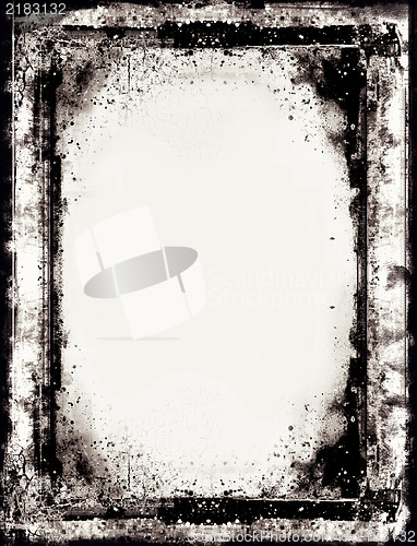 Image of Grunge retro style frame for your projects