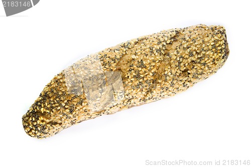 Image of Loaf of bread studio isolated on white background