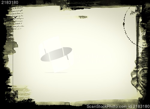 Image of Grunge retro style frame for your projects