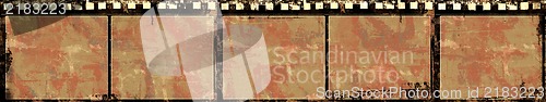 Image of Grunge film frame with space for text or image