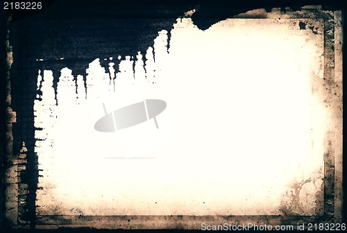 Image of Grunge retro style frame for your projects