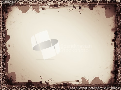 Image of Grunge retro style frame for your projects