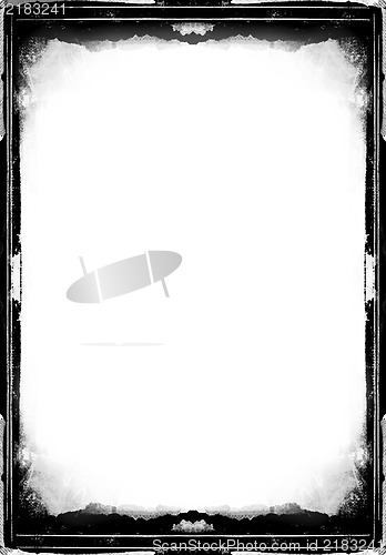 Image of Grunge retro style frame for your projects