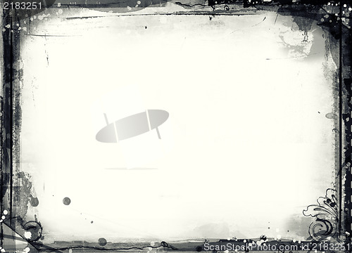 Image of Grunge retro style frame for your projects