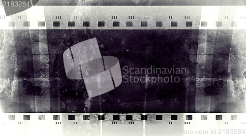 Image of Grunge film frame with space for text or image