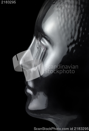 Image of glass head profile