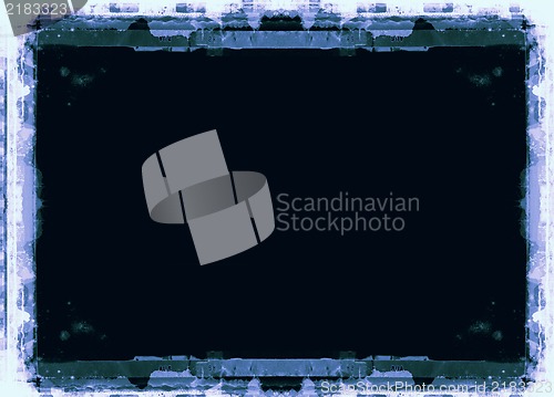 Image of Grunge retro style abstract textured frame for your projects