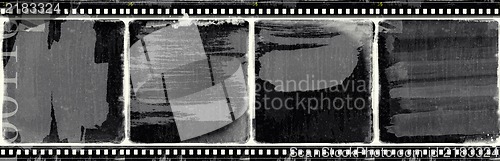 Image of Grunge film frame with space for your text or image