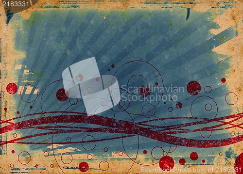 Image of Grunge art style  textured abstract digital background