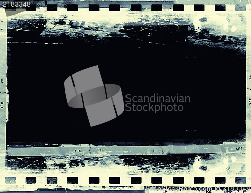 Image of Grunge film frame with space for your text or image