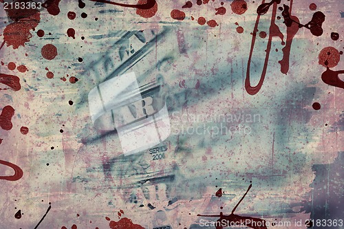 Image of US dollars background , artistic processed and toned photo