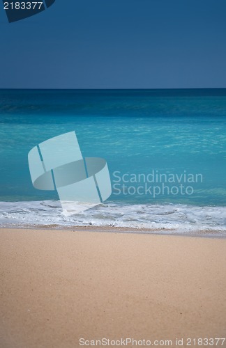 Image of Beautiful surfing sand beach