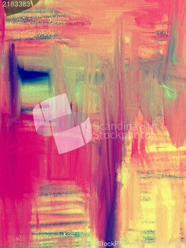 Image of Grunge collage, watercolor style , great background or texture