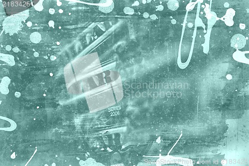 Image of Abstract grunge collage - US Dollar background