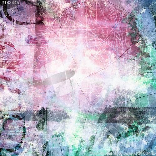 Image of Grunge art style  textured abstract digital background
