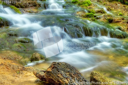 Image of Beautiful waterfalls at Plitvice Lakes National Park