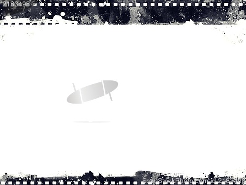 Image of Grunge film frame with space for your text or image