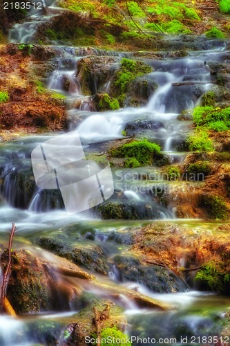 Image of Beautiful waterfalls at Plitvice Lakes National Park