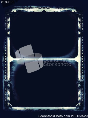 Image of Grunge film frame with space for your text or image