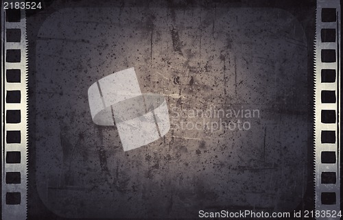 Image of Grunge film frame with space for your text or image
