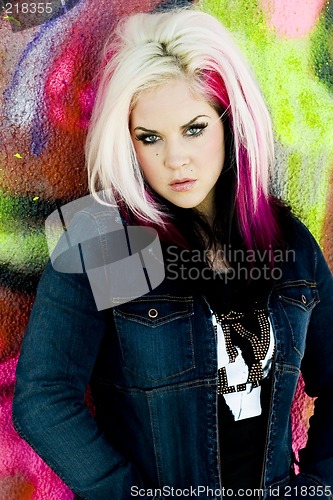 Image of Punk Gothic Fashion Model