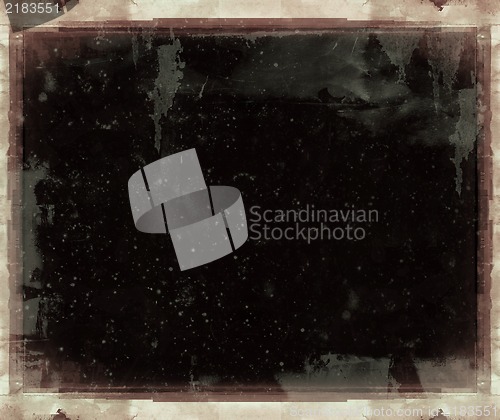 Image of Grunge retro style abstract textured frame for your projects